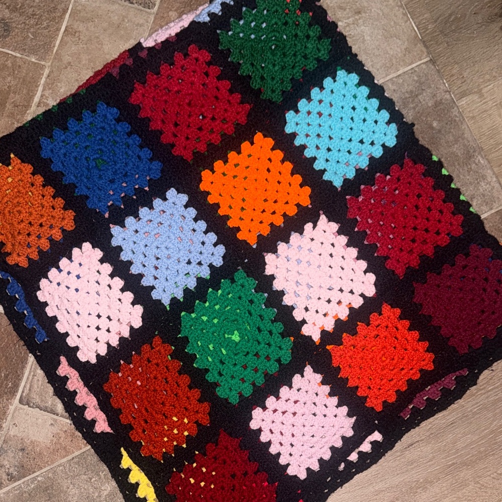 Colorful Crochet Blanket